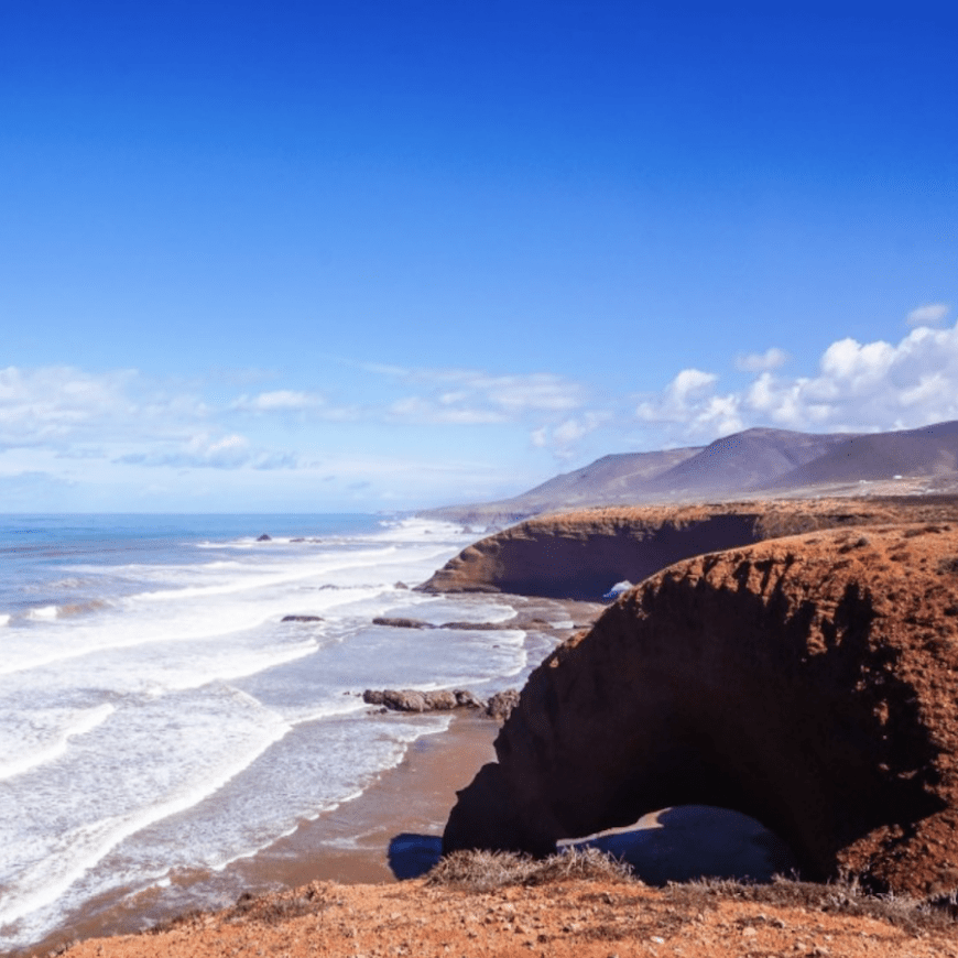 Moroccan Hidden Coastal Towns, Legzira Beach