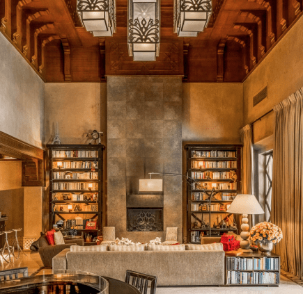 Airbnb-Luxe-Marrakech-Library-Morocco-Travel-Blog