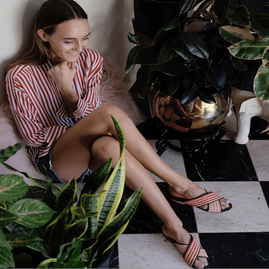 Giovanna's Raffia Shoe Revolution