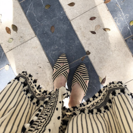 Leonara Giovanna' Moroccan Shoe Collection, 100% Raffia