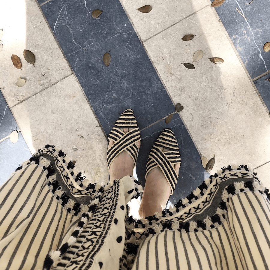 Leonara Giovanna' Moroccan Shoe Collection, 100% Raffia