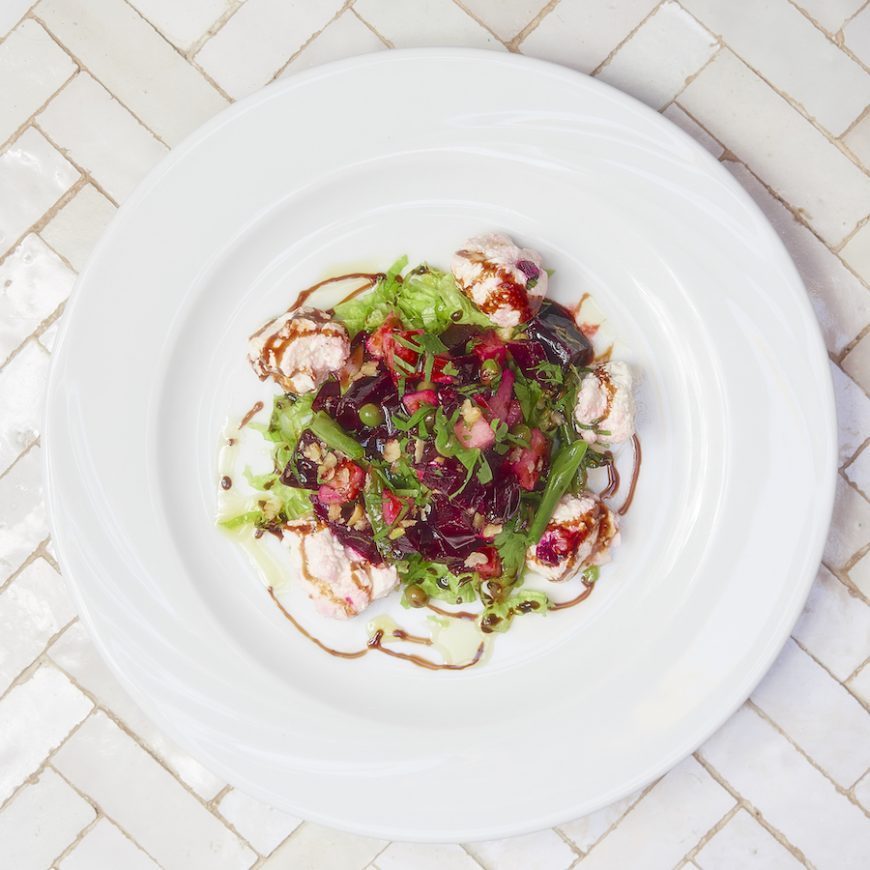 Dar-Roumana-Fes-Restaurant- Roasted-Beetroot-Moroccan- Salad-Morocco-Travel-Blog