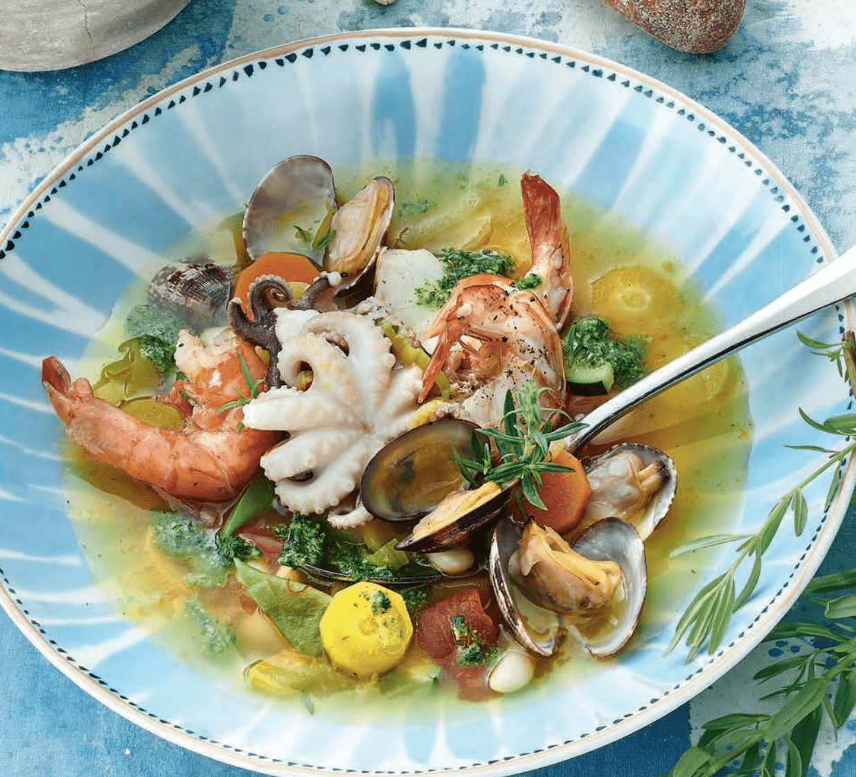 Seafood-Taragon-Pistou-Movenpick-Morocco-Travel-Blog