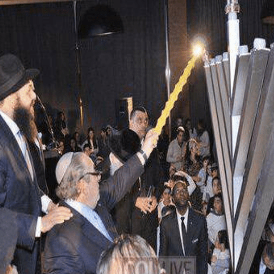 King Mohammed-VI- Hanukkah-Lighting- Ceremony-Casablanca