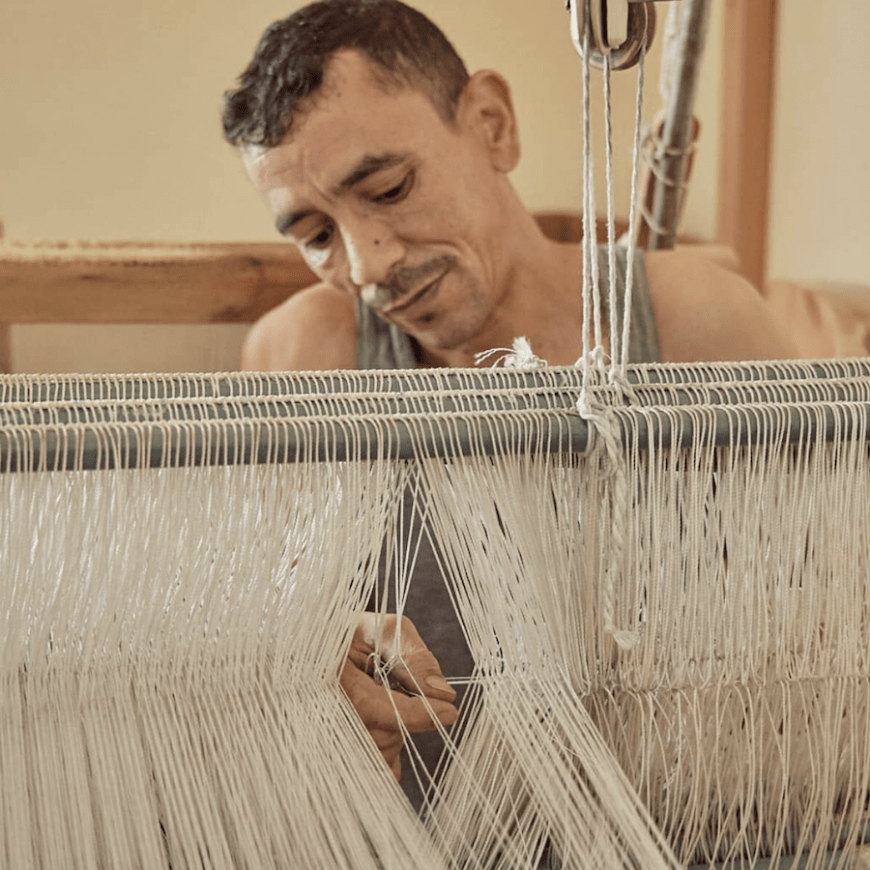 Art-Tissage-Tameslouht-Cooperative-Man-with-Loom-Morocco-Travel-Blog