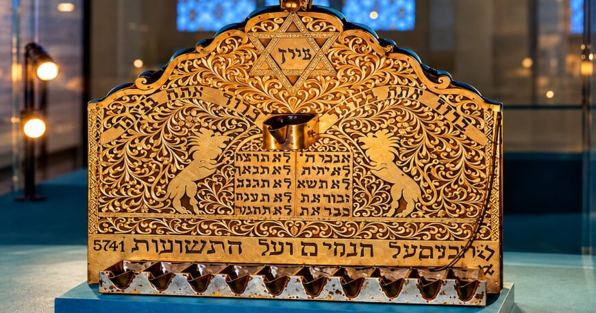 Fes-Jewish-Museum-Hanukkah-Lamp-Morocco-travel-blog